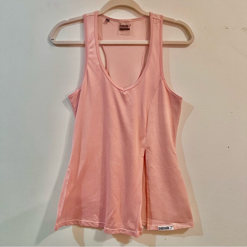 Gymshark Athletic Sleeveless Tank-top - Small - Peachy Pink